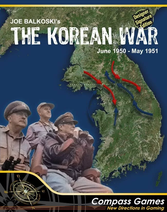 Compass Games Board Games The Korean War: June 1950 – May 1951, Designer Signature Edition 1 Compass Games Board Games The Korean War: June 1950 – May 1951, Designer Signature Edition