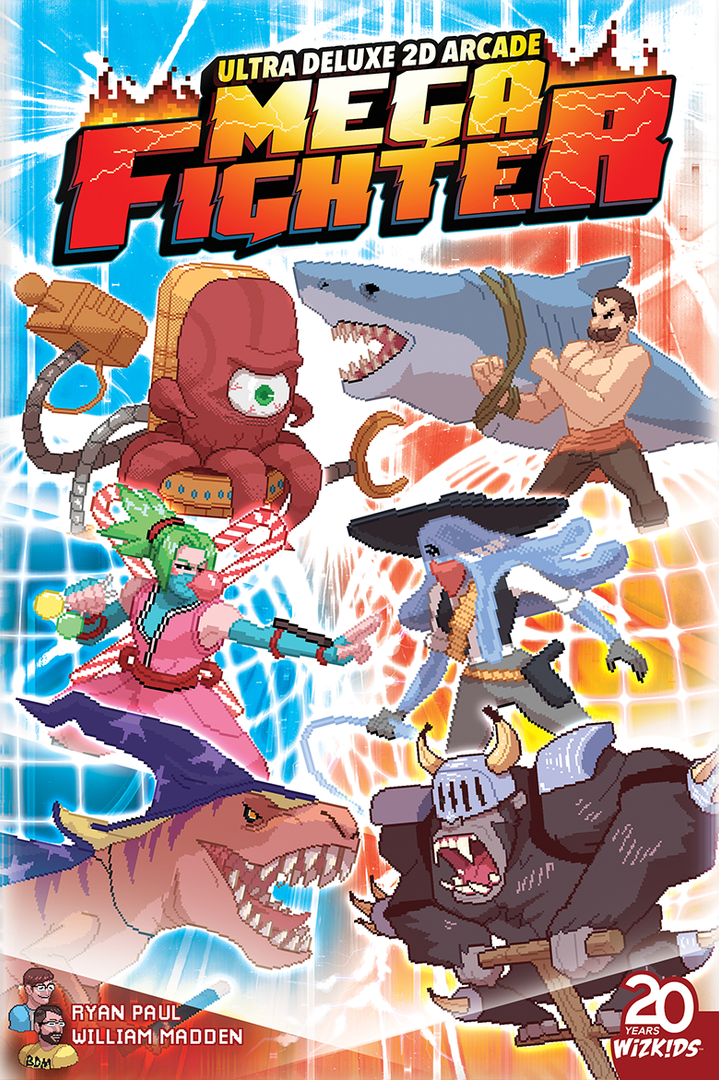 WizKids Board Games Ultra Deluxe 2D Arcade Mega Fighter 1 WizKids Board Games Ultra Deluxe 2D Arcade Mega Fighter