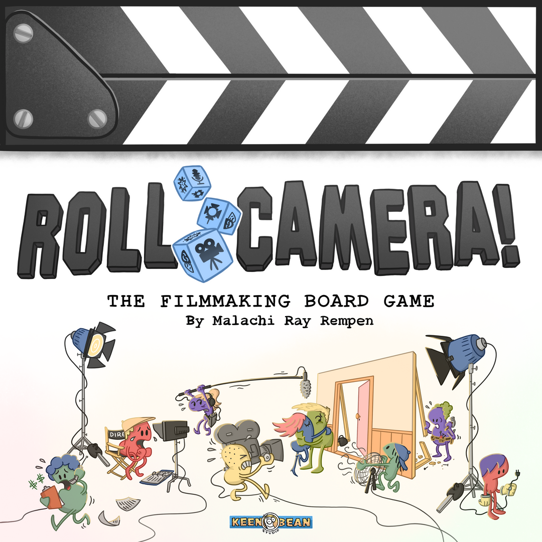 Keen Bean Studio Board Games Roll Camera! The Filmmaking Board Game 1 Keen Bean Studio Board Games Roll Camera! The Filmmaking Board Game