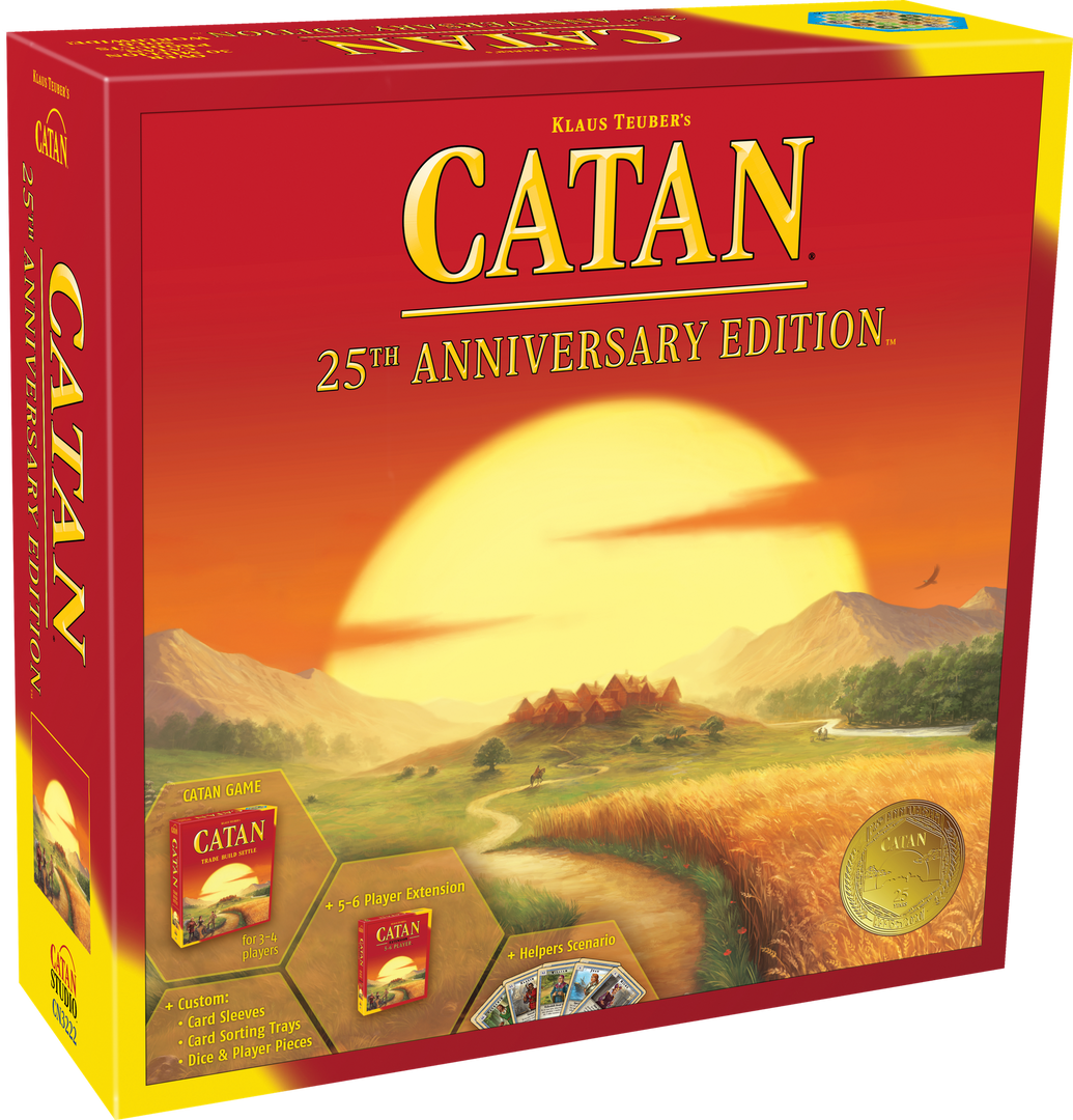Catan Studio Catan: 25th Anniversary Edition Board Games 1 Catan Studio Catan: 25th Anniversary Edition Board Games