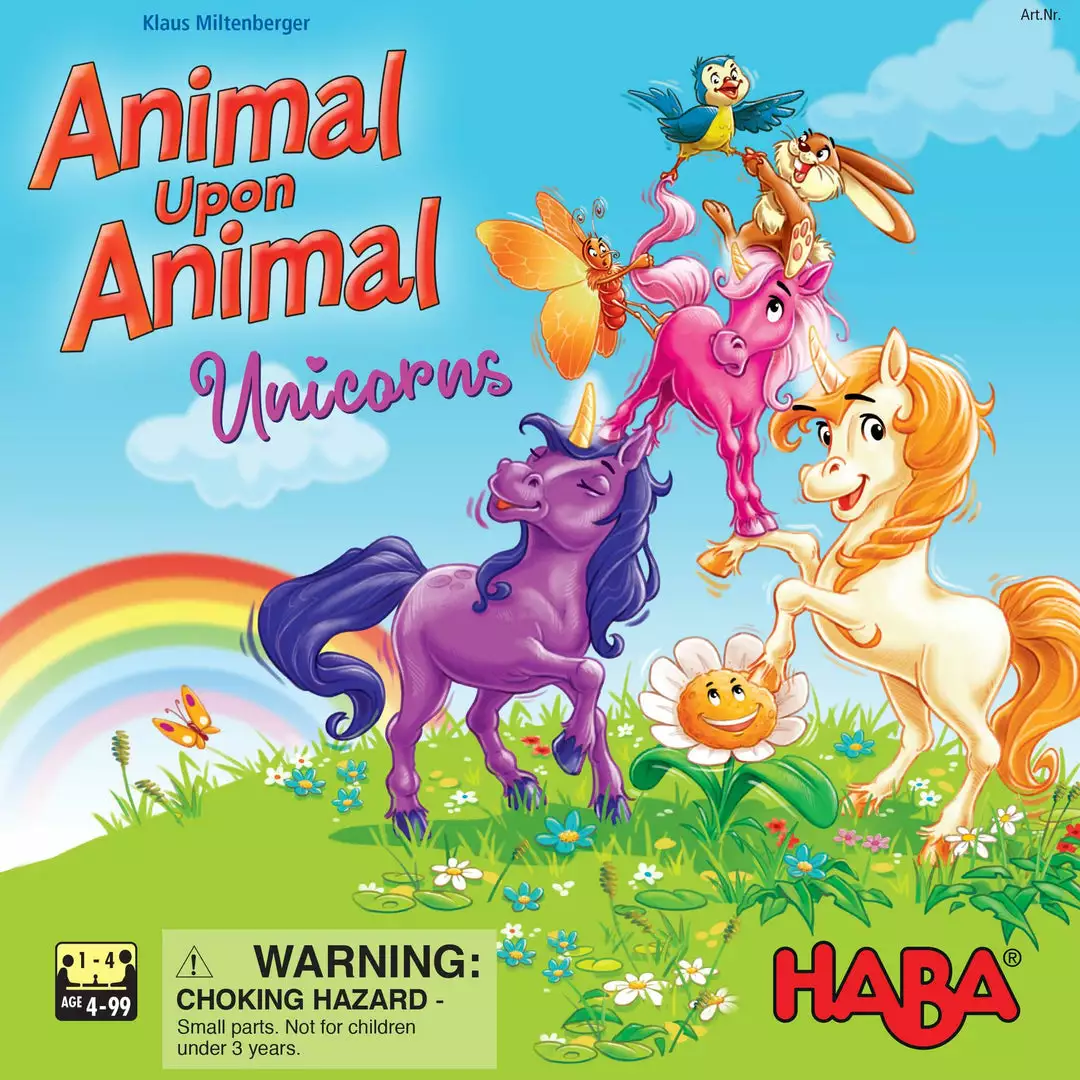 HABA Animal Upon Animal: Unicorns Board Games 1 HABA Animal Upon Animal: Unicorns Board Games