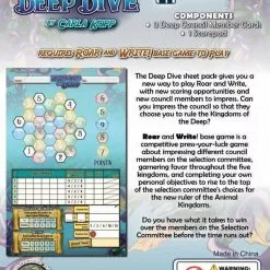 Galactic Raptor Games Roar And Write!: Deep Dive Board Games