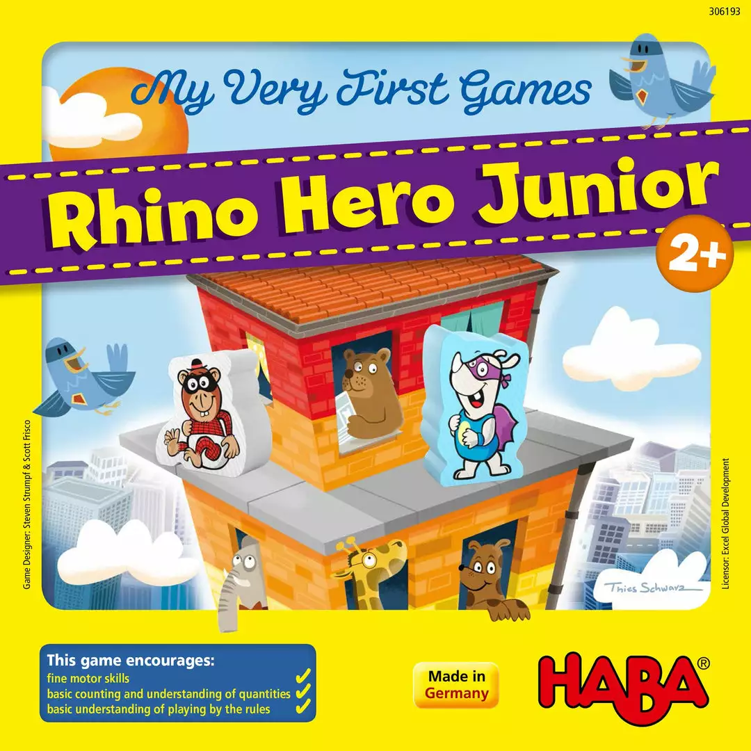HABA Board Games My Very First Games - Rhino Hero Junior 1 HABA Board Games My Very First Games - Rhino Hero Junior