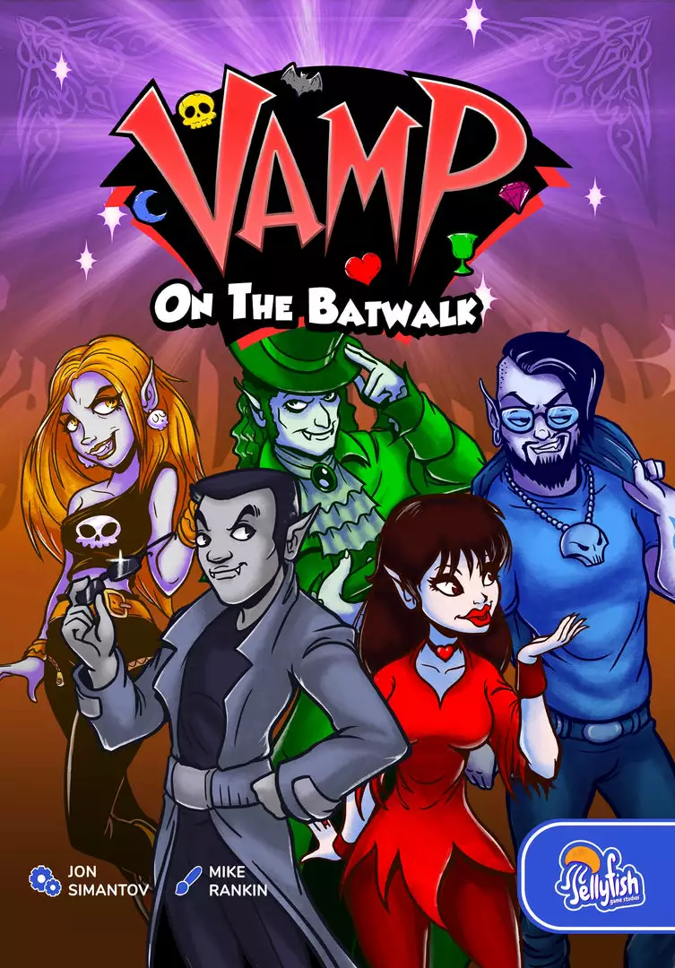Jellyfish Game Studios Board Games Vamp On The Batwalk 1 Jellyfish Game Studios Board Games Vamp On The Batwalk