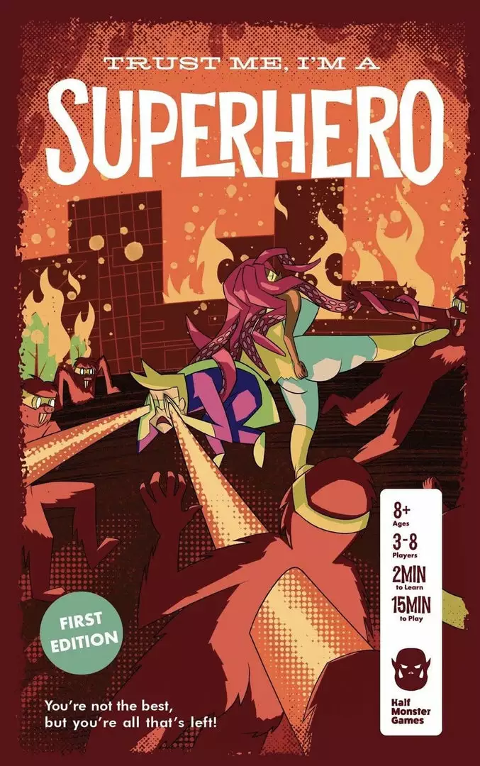 Half-Monster Games Pty. Ltd. Trust Me, I'm A Superhero Board Games 1 Half-Monster Games Pty. Ltd. Trust Me, I'm A Superhero Board Games