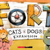 Leder Games Board Games Fort: Cats & Dogs Expansion