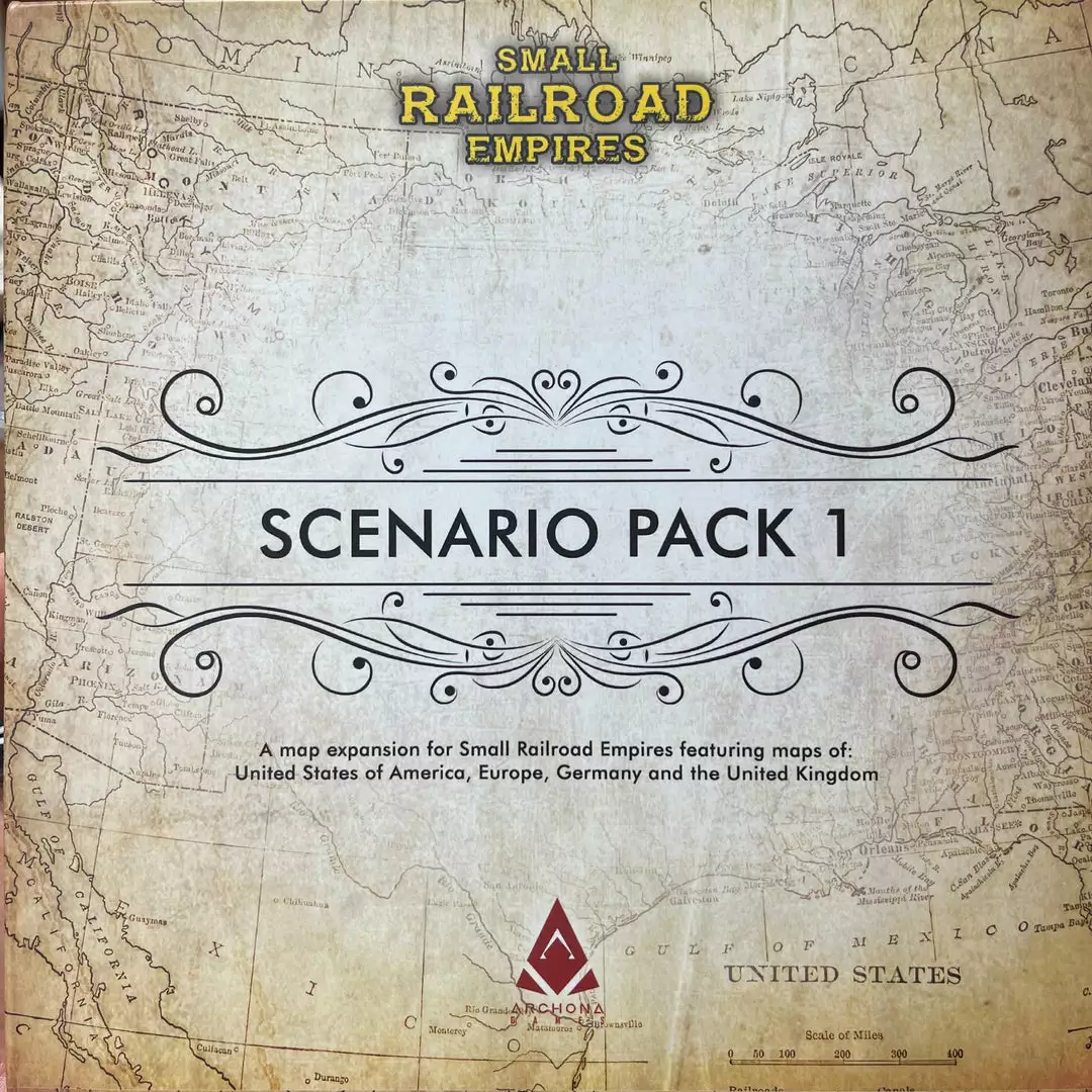 Archona Games Small Railroad Empires: Scenario Pack 1 Board Games 1 Archona Games Small Railroad Empires: Scenario Pack 1 Board Games