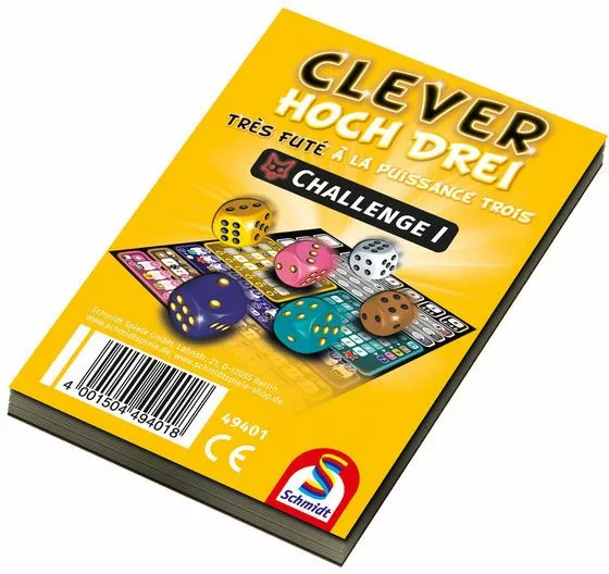 Schmidt Spiele Clever Hoch Drei: Challenge Block Board Games 1 Schmidt Spiele Clever Hoch Drei: Challenge Block Board Games