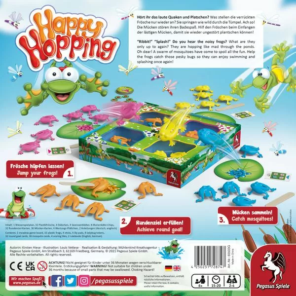 Pegasus Spiele Board Games Happy Hopping 2 Pegasus Spiele Board Games Happy Hopping