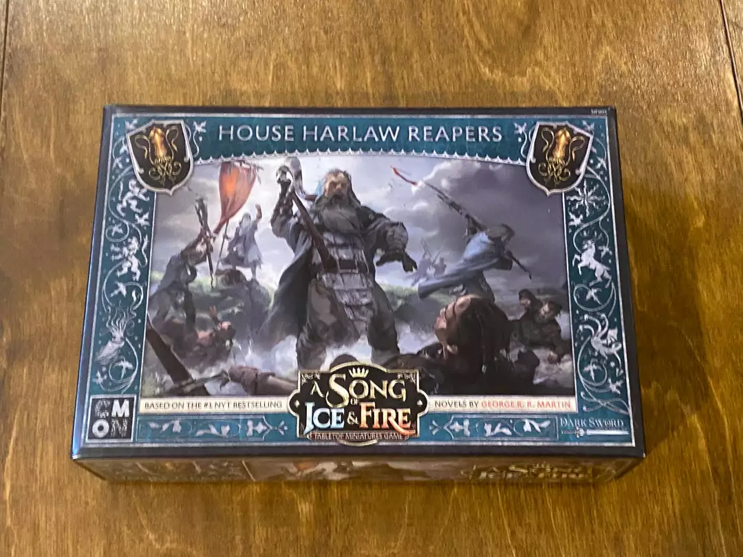 CMON Global Limited A Song Of Ice & Fire: Tabletop Miniatures Game – Greyjoy House Harlaw Reapers 2 CMON Global Limited A Song Of Ice & Fire: Tabletop Miniatures Game – Greyjoy House Harlaw Reapers