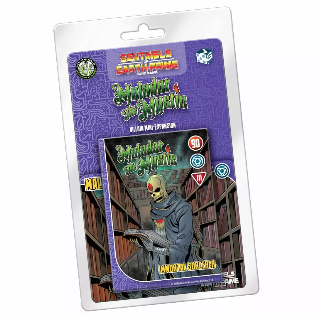 Green Ronin Publishing Sentinels Of Earth Prime: Malador The Mystic Villain Mini-Expansion May 16-22, 2022 1 Green Ronin Publishing Sentinels Of Earth Prime: Malador The Mystic Villain Mini-Expansion May 16-22, 2022
