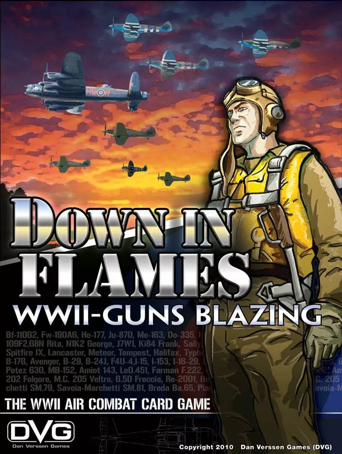Dan Verssen Games (DVG) Down In Flames: WWII-Guns Blazing Board Games 1 Dan Verssen Games (DVG) Down In Flames: WWII-Guns Blazing Board Games