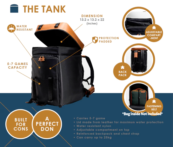 Board Game Truck - The Tank (Raven) 1 Board Game Truck - The Tank (Raven)