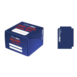 Ultra Pro - PRO Dual Standard Blue Deck Box (180) Deck Boxes