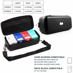 Board Game Bags Quiver Time - Bolt Card Case (Black) 8 Board Game Bags Quiver Time - Bolt Card Case (Black)