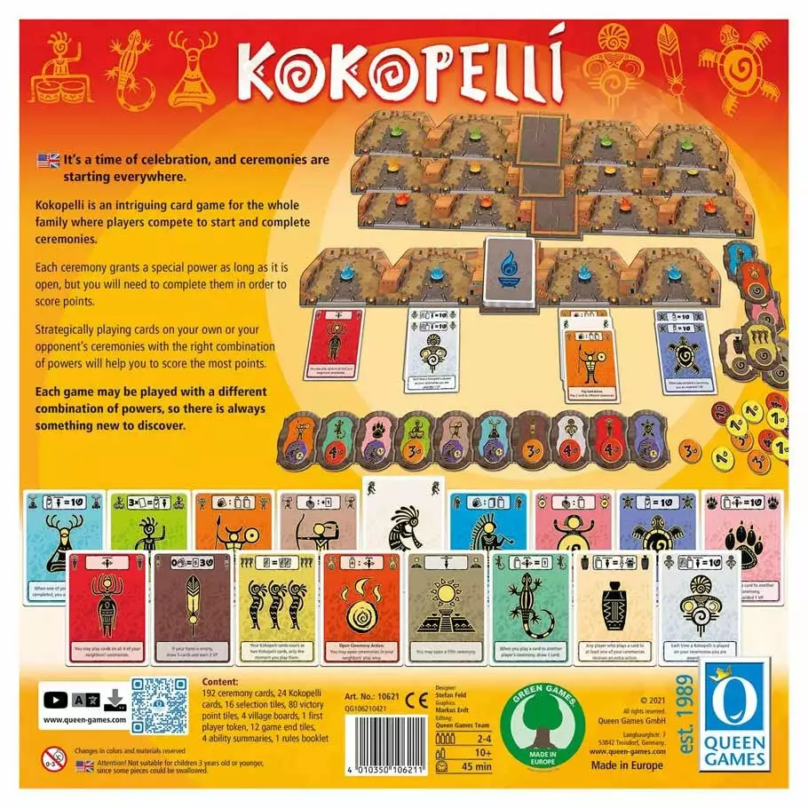 Queen Games Kokopelli Board Games 2 Queen Games Kokopelli Board Games