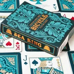 Board Games Bicycle Playing Cards - Sea King 7 Board Games Bicycle Playing Cards - Sea King