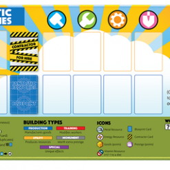 Deep Water Games Fantastic Factories: Playmat Board Games