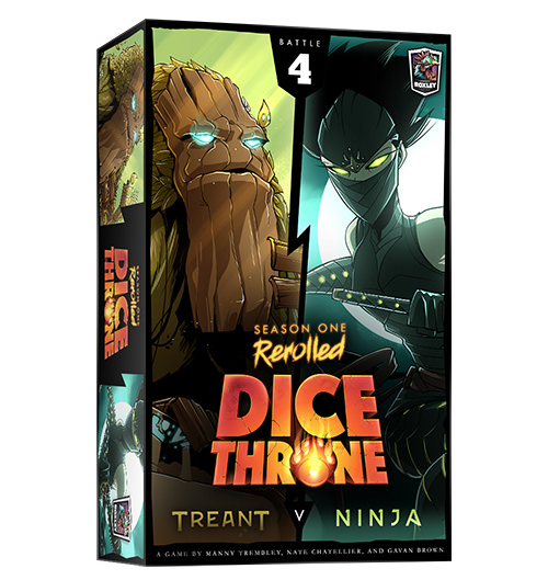 Roxley Dice Throne: ReRolled - Treant Vs Ninja Season One Board Games 1 Roxley Dice Throne: ReRolled - Treant Vs Ninja Season One Board Games