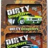 TIN ROBOT GAMES Board Games Dirty Dragsters: Green And Black Car Decks