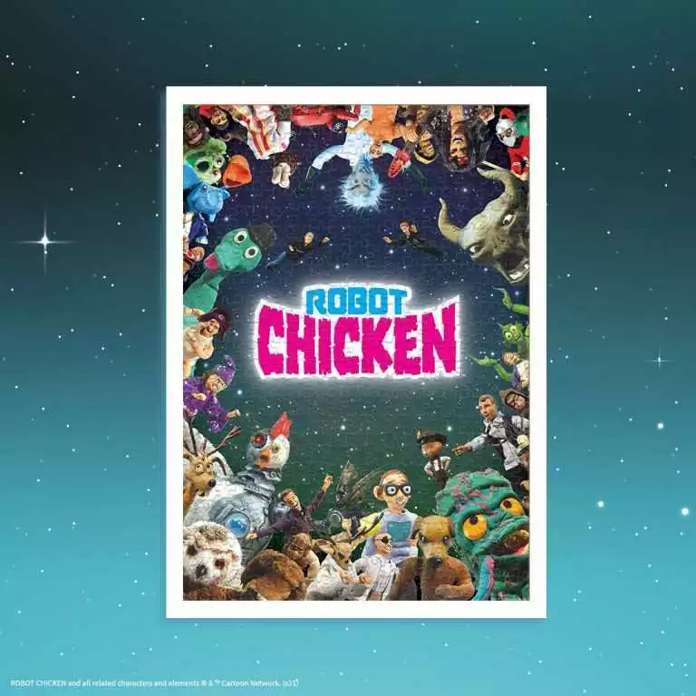 Puzzle - USAopoly - Robot Chicken “It Was Only A Dream” (1000 Pieces) All Sale Items 3 Puzzle - USAopoly - Robot Chicken “It Was Only A Dream” (1000 Pieces) All Sale Items