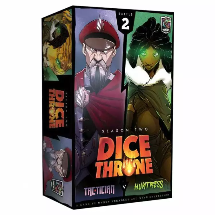 Roxley Board Games Dice Throne: Tactician Vs. Huntress Season Two 1 Roxley Board Games Dice Throne: Tactician Vs. Huntress Season Two