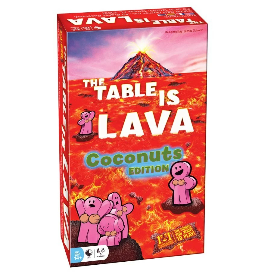 R&R Games The Table Is Lava: Coconuts Edition Board Games 1 R&R Games The Table Is Lava: Coconuts Edition Board Games