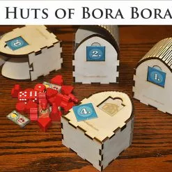 Meeple Realty - Huts Of Bora Bora (Compatible With BORA BORA™) 21 Meeple Realty - Huts Of Bora Bora (Compatible With BORA BORA™)