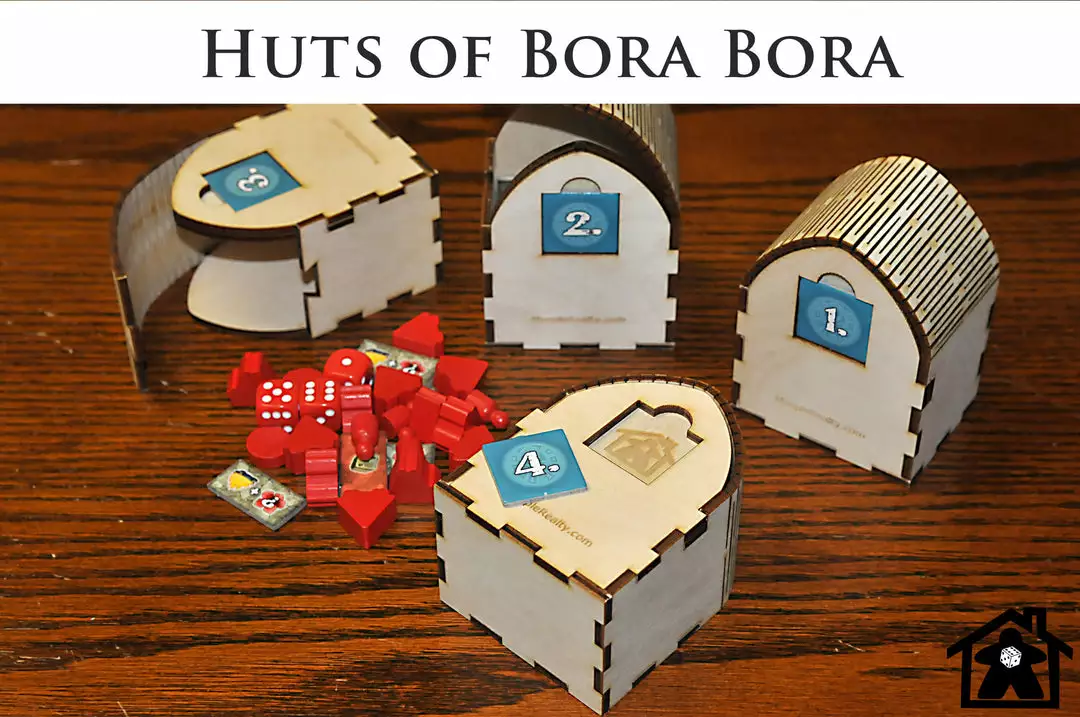 Meeple Realty - Huts Of Bora Bora (Compatible With BORA BORA™) 11 Meeple Realty - Huts Of Bora Bora (Compatible With BORA BORA™)