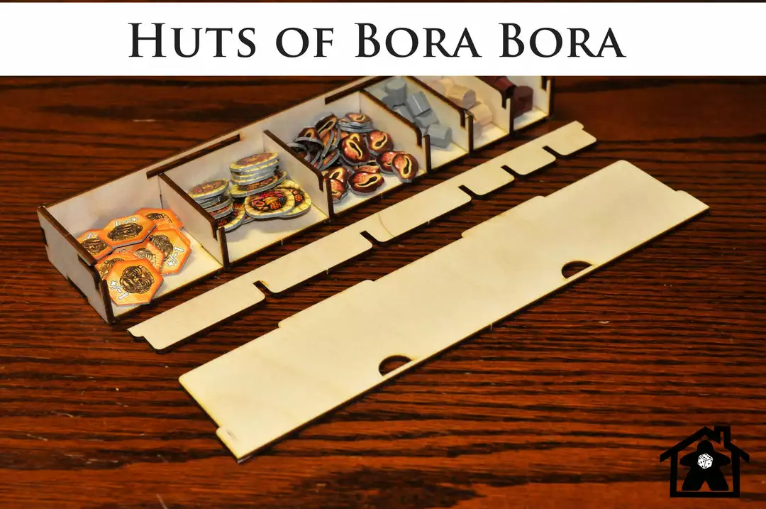 Meeple Realty - Huts Of Bora Bora (Compatible With BORA BORA™) 6 Meeple Realty - Huts Of Bora Bora (Compatible With BORA BORA™)