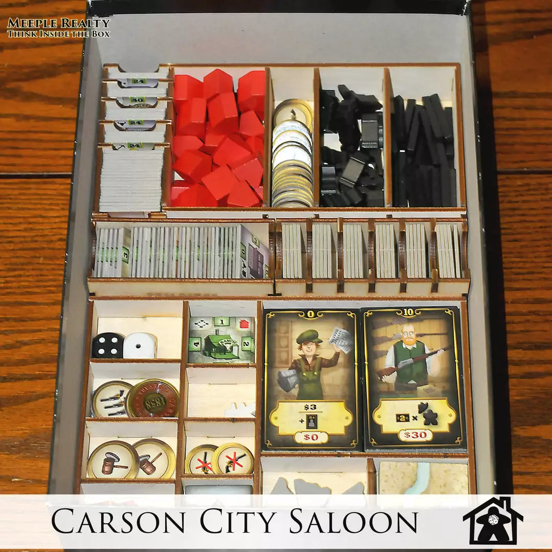 Meeple Realty - Carson City Saloon (Compatible With CARSON CITY: BIG BOX™) *PRE-ORDER* 5 Meeple Realty - Carson City Saloon (Compatible With CARSON CITY: BIG BOX™) *PRE-ORDER*
