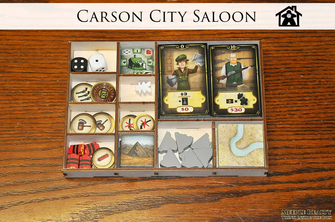 Meeple Realty - Carson City Saloon (Compatible With CARSON CITY: BIG BOX™) *PRE-ORDER* 6 Meeple Realty - Carson City Saloon (Compatible With CARSON CITY: BIG BOX™) *PRE-ORDER*