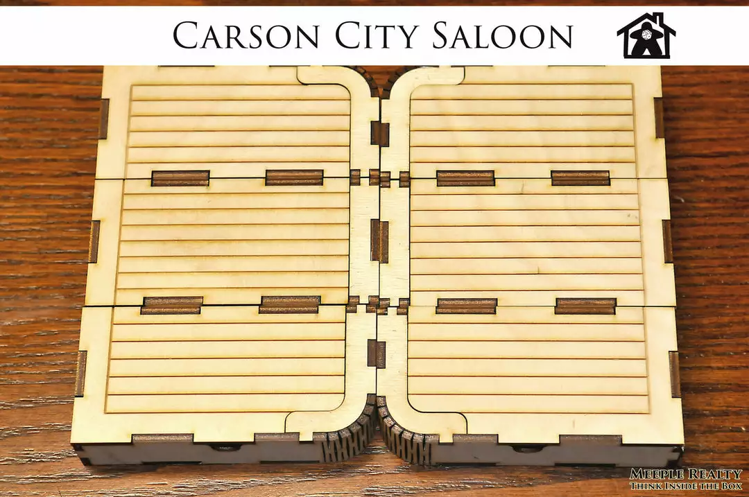 Meeple Realty - Carson City Saloon (Compatible With CARSON CITY: BIG BOX™) *PRE-ORDER* 13 Meeple Realty - Carson City Saloon (Compatible With CARSON CITY: BIG BOX™) *PRE-ORDER*