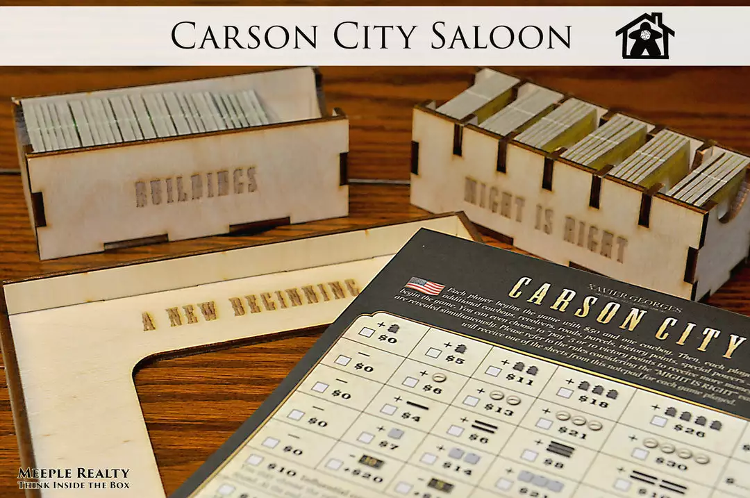 Meeple Realty - Carson City Saloon (Compatible With CARSON CITY: BIG BOX™) *PRE-ORDER* 14 Meeple Realty - Carson City Saloon (Compatible With CARSON CITY: BIG BOX™) *PRE-ORDER*