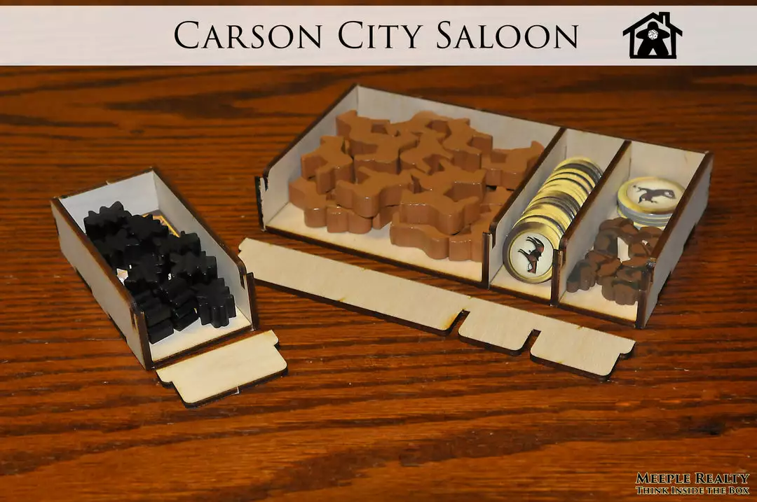 Meeple Realty - Carson City Saloon (Compatible With CARSON CITY: BIG BOX™) *PRE-ORDER* 15 Meeple Realty - Carson City Saloon (Compatible With CARSON CITY: BIG BOX™) *PRE-ORDER*