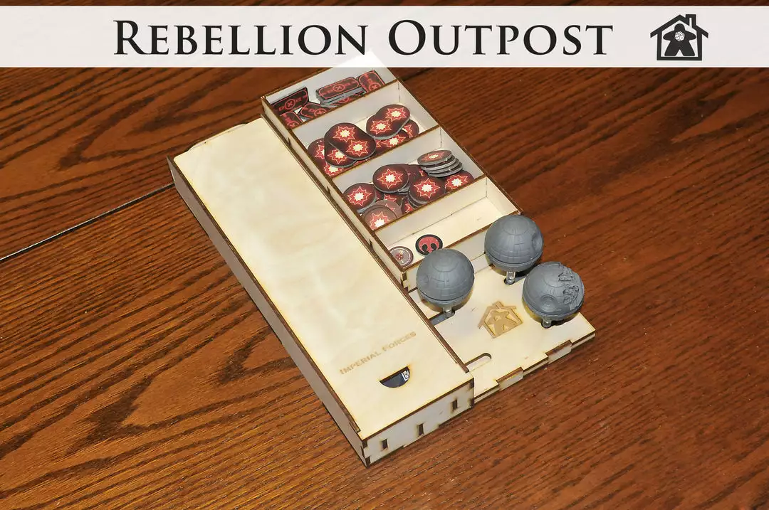Meeple Realty - Rebellion Outpost (Compatible With STAR WARS: REBELLION™) 4 Meeple Realty - Rebellion Outpost (Compatible With STAR WARS: REBELLION™)