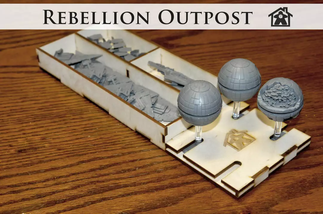 Meeple Realty - Rebellion Outpost (Compatible With STAR WARS: REBELLION™) 8 Meeple Realty - Rebellion Outpost (Compatible With STAR WARS: REBELLION™)