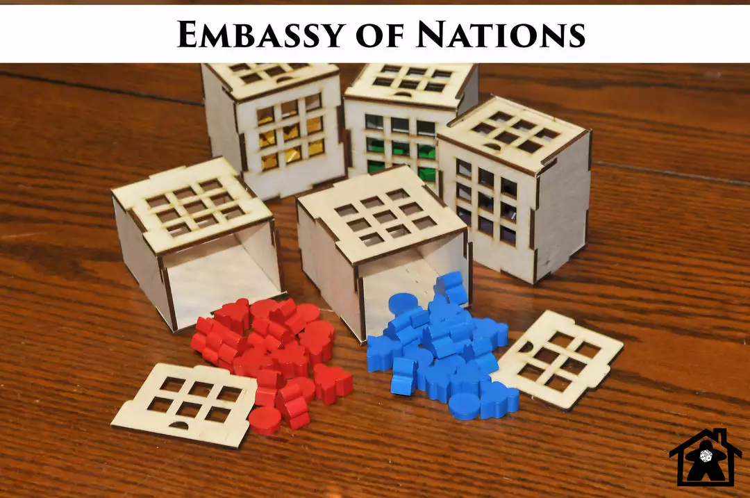 Meeple Realty - Embassy Of Nations (compatible With NATIONS™) 5 Meeple Realty - Embassy Of Nations (compatible With NATIONS™)