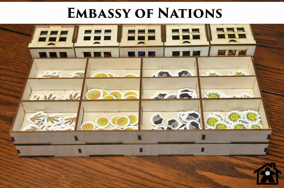 Meeple Realty - Embassy Of Nations (compatible With NATIONS™) 8 Meeple Realty - Embassy Of Nations (compatible With NATIONS™)
