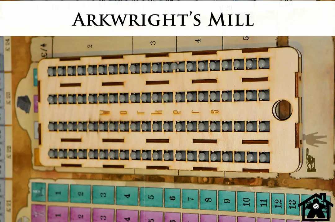 Meeple Realty - Arkwright's Mill (Compatible With ARKWRIGHT™) 9 Meeple Realty - Arkwright's Mill (Compatible With ARKWRIGHT™)