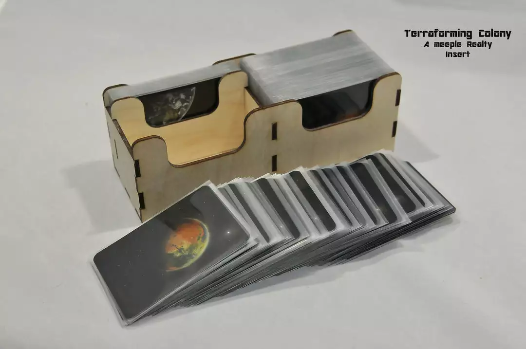 Meeple Realty - Terraforming Colony Insert (Compatible With TERRAFORMING MARS™ Second Edition) 5 Meeple Realty - Terraforming Colony Insert (Compatible With TERRAFORMING MARS™ Second Edition)