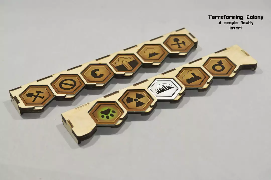 Meeple Realty - Terraforming Colony Insert (Compatible With TERRAFORMING MARS™ Second Edition) 6 Meeple Realty - Terraforming Colony Insert (Compatible With TERRAFORMING MARS™ Second Edition)