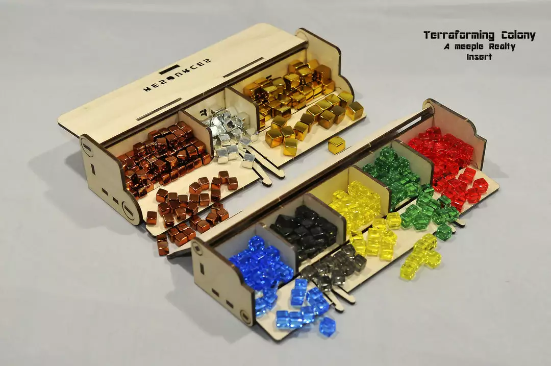 Meeple Realty - Terraforming Colony Insert (Compatible With TERRAFORMING MARS™ Second Edition) 8 Meeple Realty - Terraforming Colony Insert (Compatible With TERRAFORMING MARS™ Second Edition)