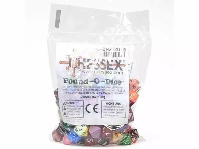 Jun 20-26, 2022 Chessex - Pound-O-Dice (Approx. 80-100 Dice) 1 Jun 20-26, 2022 Chessex - Pound-O-Dice (Approx. 80-100 Dice)