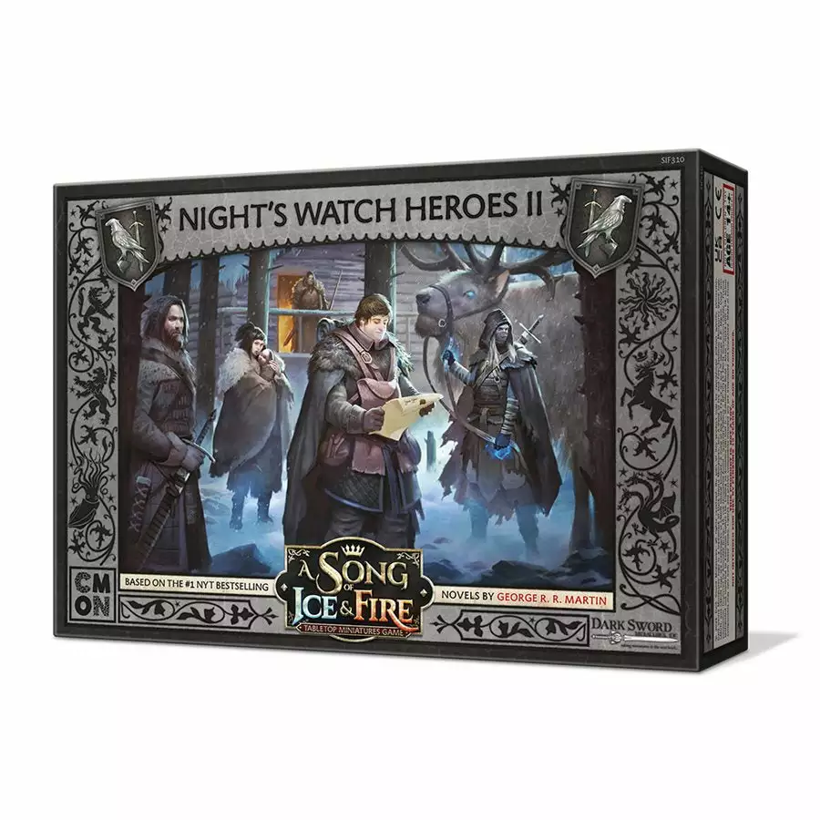 CMON Global Limited Board Games A Song Of Ice & Fire: Tabletop Miniatures Game – Night's Watch Heroes II 1 CMON Global Limited Board Games A Song Of Ice & Fire: Tabletop Miniatures Game – Night's Watch Heroes II