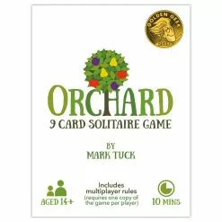 Giga Mech Games Orchard: A 9 Card Solitaire Game Board Games