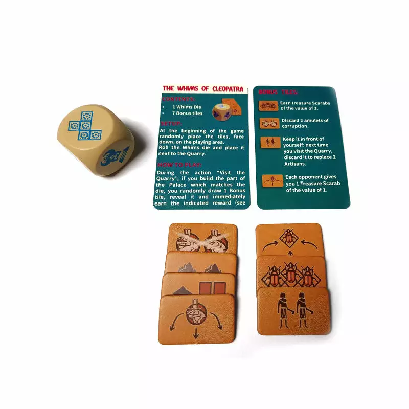 Mojito Studios Board Games Cleopatra And The Society Of Architects: Deluxe Edition Expansion Sets - The Whims Of Cleopatra, The Cult Of Sobek And The Sobek Variant 3 Mojito Studios Board Games Cleopatra And The Society Of Architects: Deluxe Edition Expansion Sets - The Whims Of Cleopatra, The Cult Of Sobek And The Sobek Variant