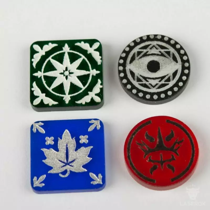 Import Games Laserox - The Lord Of The Rings: Journeys In Middle-Earth Tokens Set 1 5 Import Games Laserox - The Lord Of The Rings: Journeys In Middle-Earth Tokens Set 1