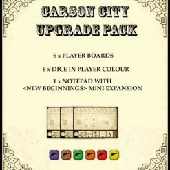 Quined Games Board Games Carson City: Big Box (Upgrade Components)
