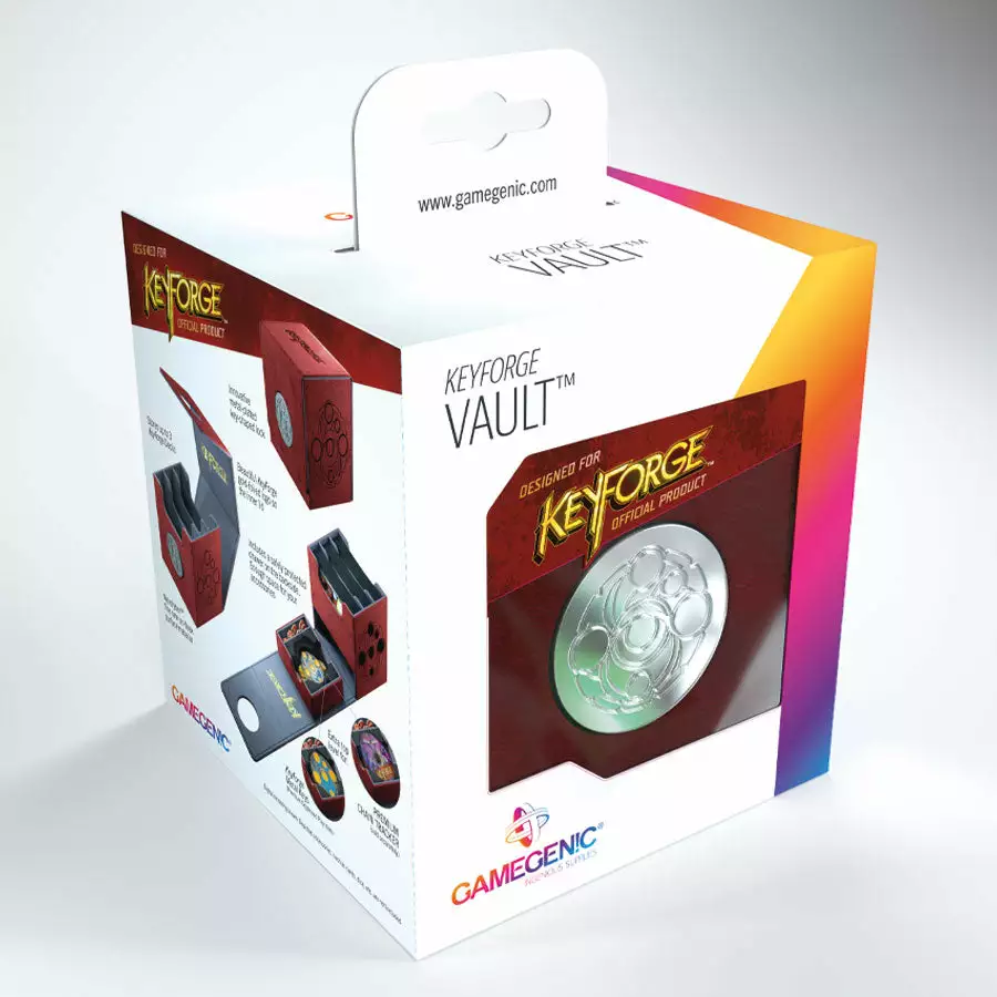 Deck Boxes Gamegenic: Keyforge Vault - Red 5 Deck Boxes Gamegenic: Keyforge Vault - Red